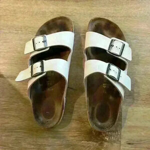 Birkenstock white sandals size 41